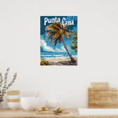 Punta Cana Vintage Poster (Küche)