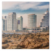 Punta del Este Cityscape, Uruguay Fliese (Vorderseite)