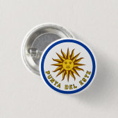 Punta del Este, Uruguay Button (Vorne & Hinten)