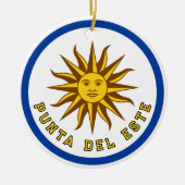 Punta del Este, Uruguay Keramik Ornament (Vorne)