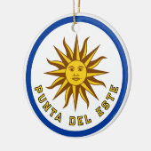 Punta del Este, Uruguay Keramik Ornament (Links)
