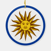 Punta del Este, Uruguay Keramik Ornament (Hinten)