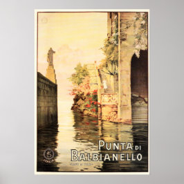 PUNTA DI BALBIANELLO ITALIEN Vintag Italienische R Poster