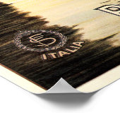 PUNTA DI BALBIANELLO ITALIEN Vintag Italienische R Poster (Ecke)