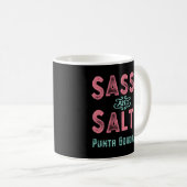 Punta Gorda Florida Sassy und salty Kaffeetasse (VorderseiteRechts)