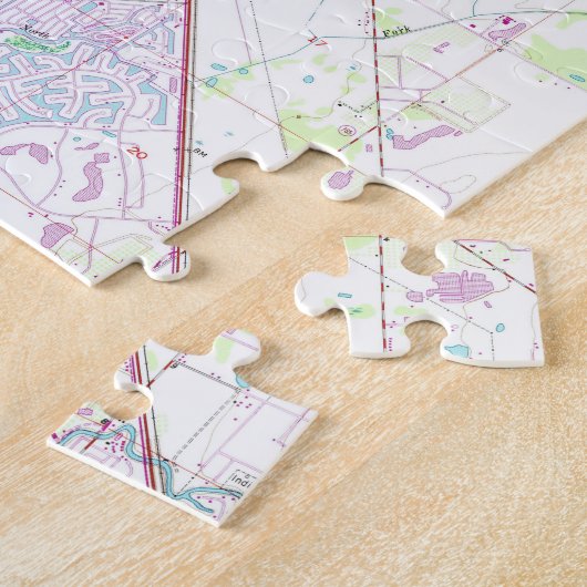 Punta Gorda u. Hafen Charlotte Florida Map (1957) Puzzle (Seite)