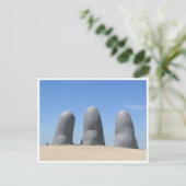 punta la mano postkarte (Stehend Vorderseite)