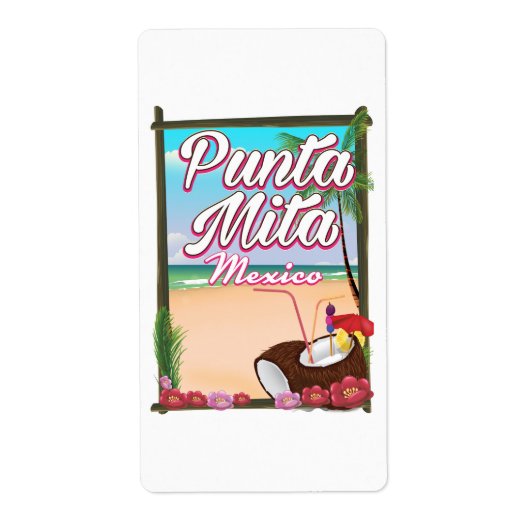 Punta Mita, Mexiko Strand Reiseplakat (Vorne)