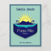 Punta Mita Mexiko Urlaub aquamarin Postkarte (Vorderseite)