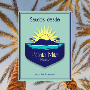 Punta Mita Mexiko Urlaub aquamarin Postkarte