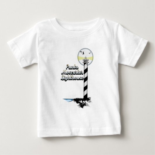 Punta Moscarter Lighthouse Baby T-shirt (Vorderseite)
