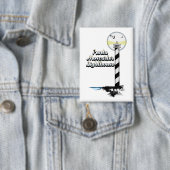 Punta Moscarter Lighthouse Button (Insitu)