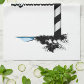 Punta Moscarter Lighthouse Geschirrtuch (Gefaltet)