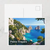 Punta Tragara Capri Italien Postkarte (Vorne/Hinten)