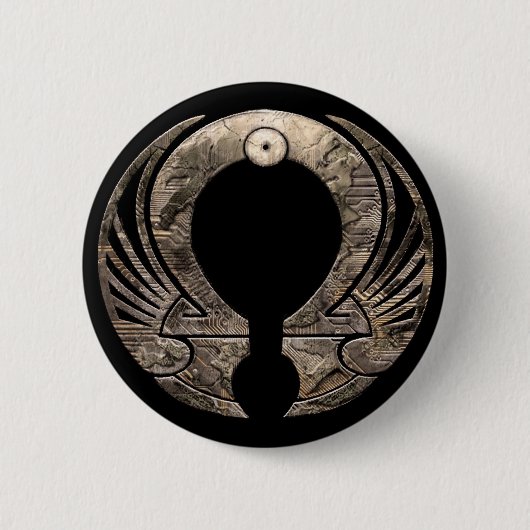 Punto Omega - Logo-Knopf Button (Vorderseite)