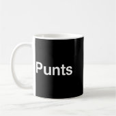 Punts Funny Shirt, Punts Funny Saying Quote Shirt, Kaffeetasse (Links)