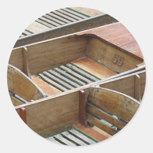 Punts Runder Aufkleber (Vorderseite)