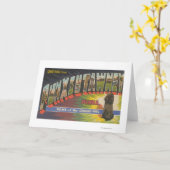 Punxsutawney, Pennsylvania (Groundhog) Karte (Gelbe Blume)