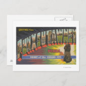 Punxsutawney, Pennsylvania (Groundhog) Postkarte (Vorne/Hinten)