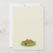 Punxsutawney Phil Groundhog Day Einladung (Rückseite)