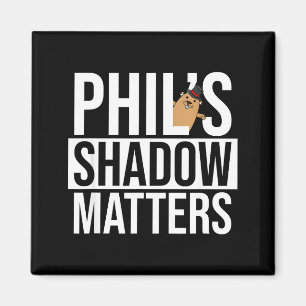 Punxsy Phils Süßer Tag des Murmeltieres Schatten S Magnet