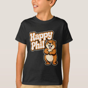 Punxy Phils süßes Murmeltiertag-Kostüm 2. Februar T-Shirt
