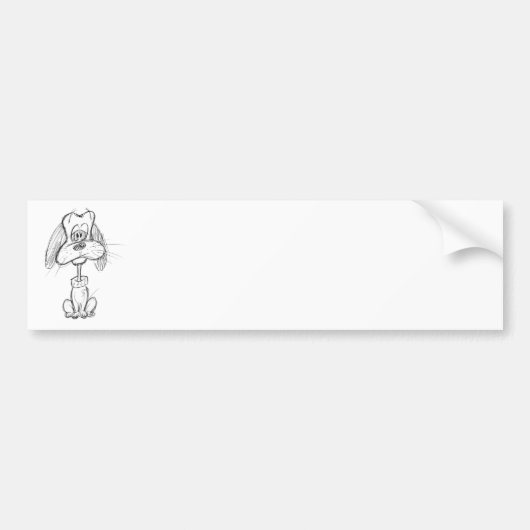 Pup! Autoaufkleber (Vorne)