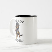 Pup by Cup Zweifarbige Tasse (Vorderseite Links)