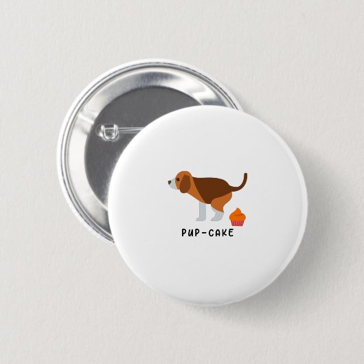 Pup Cake Button (Vorne & Hinten)
