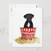 Pup-Corn jemand? Postkarte (Vorne/Hinten)