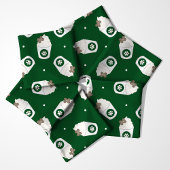 Pup Cups Polka Dot auf Green Stoff