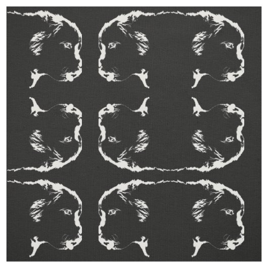 Pup Fabric Fabric Puppy Dodge Pattern Stoff (Muster)