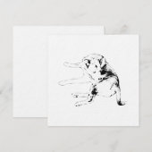 Pup Fun Einladung (Vorne/Hinten)