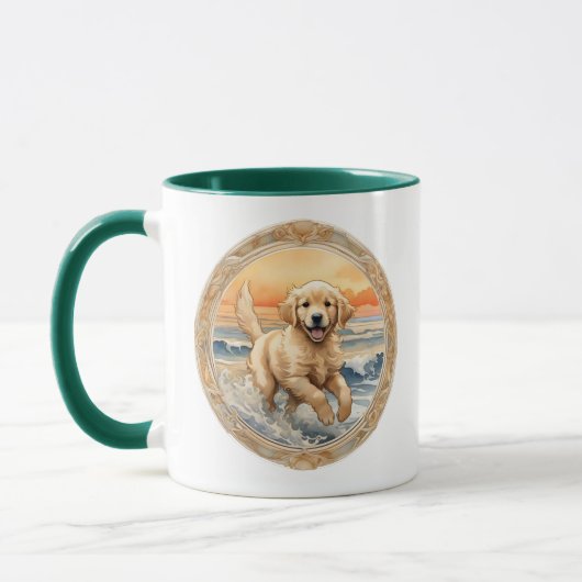 Pup Groove Cup - Golden Retriever Tasse (Links)