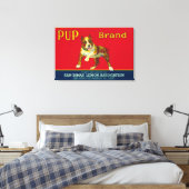Pup Lemon LabelSan Dimas, CA Leinwanddruck (Insitu (Schlafzimmer))