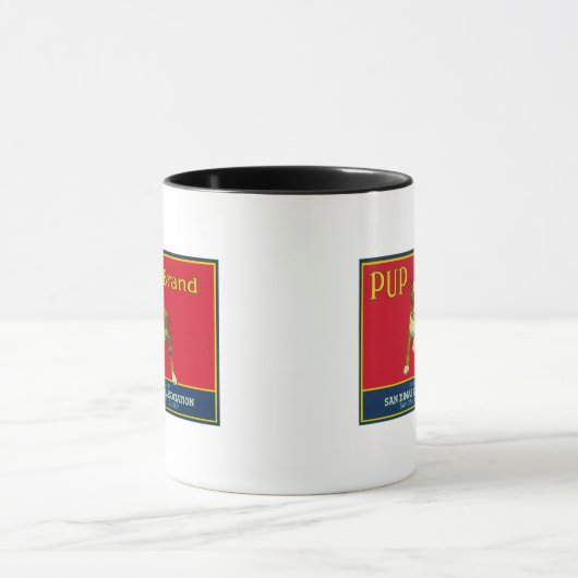Pup Lemon LabelSan Dimas, CA Tasse (Zentrum)
