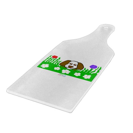 Pup N Play Glas Cutting Board Schneidebrett (Ecke)