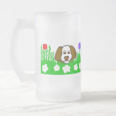Pup N Play Large Mattiert Glass Tasse (Links)