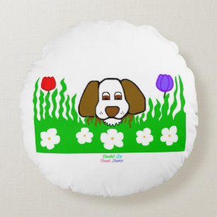 Pup N Play Round Throw Kissen