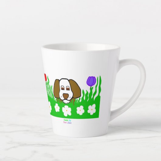 Pup N Play Small Latte Tasse (Rechts)