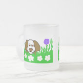 Pup N Play Small Mattiert Glass Tasse (Vorderseite Links)