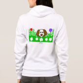 Pup N Play Women's Bella+Leinwand Full-Zip Hoodie (Rückseite)