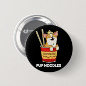 Pup Noodles Funny Cup Noodles Puff Dark BG Button (Vorne & Hinten)
