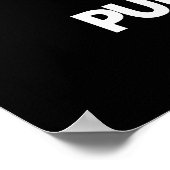 Pup Noodles Funny Cup Noodles Puff Dark BG Poster (Ecke)