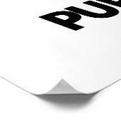 Pup Noodles Funny Cup Noodles Puff Poster (Ecke)