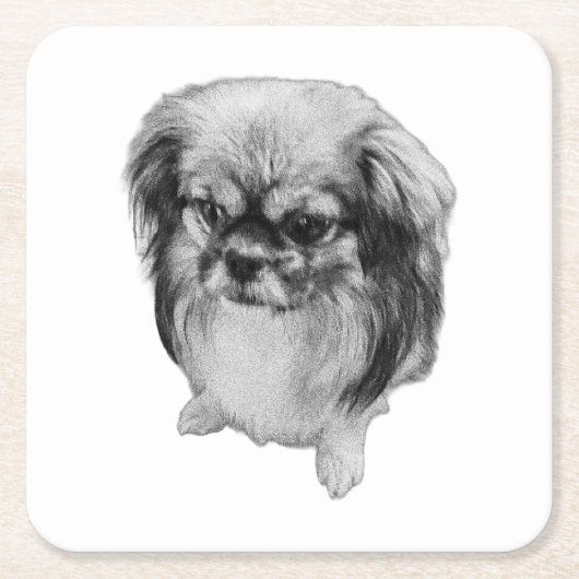 Pup of Prestige Rechteckiger Pappuntersetzer (Vorderseite)
