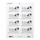 PUP-Rücksendeadressen-Aufkleber (Vorne)