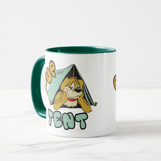 Pup Zent Camping Tasse (Vorderseite Links)