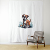 PupArt Design Boxer Briefs - Funny Dog Graphic Wandteppich (Beispiel)