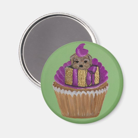 Pupcake Magnet (Vorderseite/Rückseite)